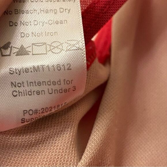 WEISSMAN Dance Costume solo custom coral hot pink custom Leotard MT11612 IC 7/8 - Picture 6 of 11